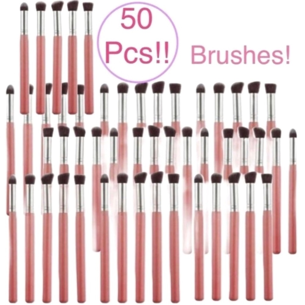Wholesale Lot of 50 Pcs. Multi-Use Brushes for Crafts, Makeup or Painting